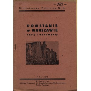 POWSTANIE w Warszawie. Fakty i dokumenty. [B.m.]: Wydaw