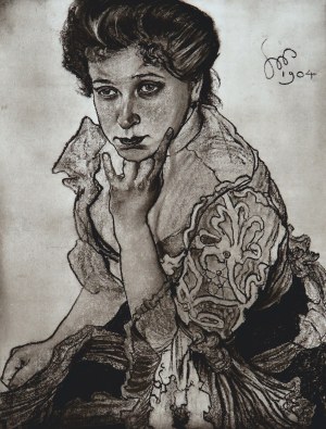Stanisław Wyspiański (1869-1907), Portret P. Leonowej Sternbachowej