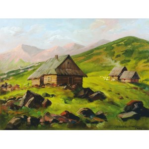 Leszek Stańko (1924-2011), Chaty w górach, 2008