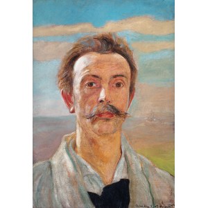 Wlastimil Hofman (1881 Praga - 1970 Szklarska Poręba), Autoportret, 1924 r.