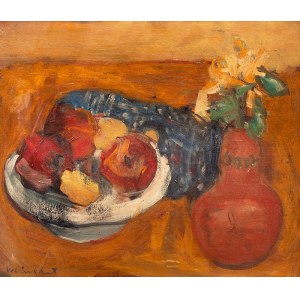 Joachim Weingart (1895 Drohobycz - 1942 Oświęcim), Martwa natura z owocami