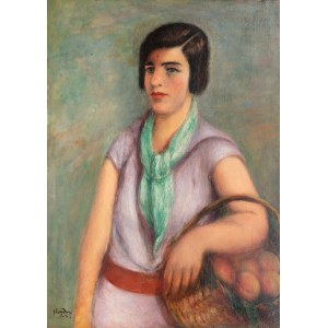 Henryk Hayden (1883 Warszawa - 1970 Paryż), Kobieta z koszem, 1923 r.