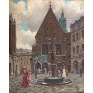 Władysław Serafin (1905 Kraków – 1988 tamże), Plac Mariacki w Krakowie