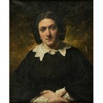 Aleksander Raczyński (1822-1883), Portret kobiety, 1857 r.