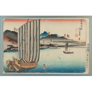 Utagawa Kuniyoshi (1797-1861), Stations Maisaka to Goyu, XX w.