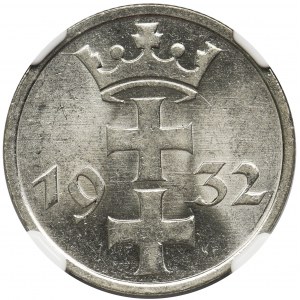 Wolne Miasto Gdańsk, 1 gulden 1932 - NGC MS63