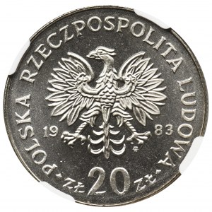 Nowotko 20 złotych 1983 - NGC MS66