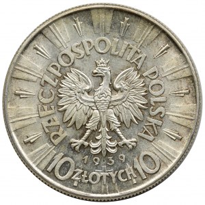 Piłsudski, 10 złotych 1939