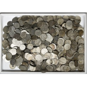 Duży zestaw - Monety niklowe II RP (3.136 kg)