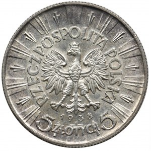 Piłsudski 5 złotych 1938