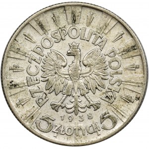 Piłsudski 5 złotych 1938