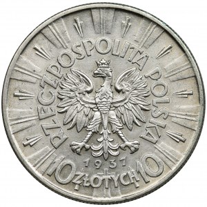 Piłsudski, 10 złotych 1937