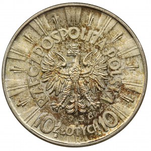 Piłsudski, 10 złotych 1936