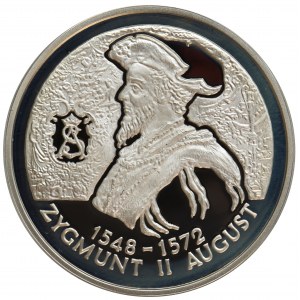 10 złotych 1996, Zygmunt II August - popiersie
