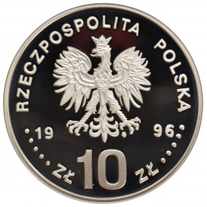 10 złotych 1996, Zygmunt II August - popiersie