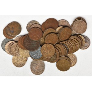 Zestaw, Monety groszowe MIX II RP (105.5 g.)