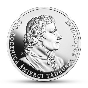 10 złotych 2017 - 200 Rocznica Śmierci Tadeusza Kościuszki