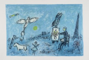 Marc Chagall (1887 - 1985), Malarz i jego sobowtór