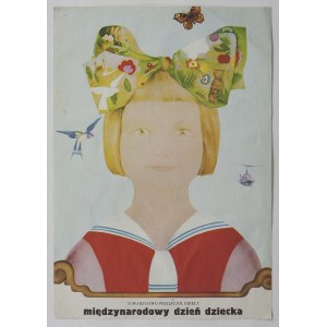Plakat - Międzynarodowy dzień dziecka - Maciej URBANIEC (1925-2004) - projektant