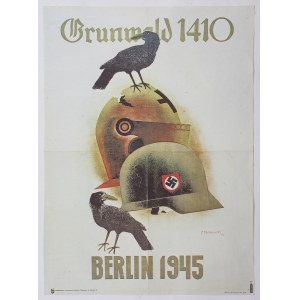 Plakat - Grunwald 1410 / Berlin 1945 - Tadeusz TREPKOWSKI (1914-1954) - projektant