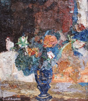 Ryszard Łagodziec, Kwiaty w wazonie, 2013