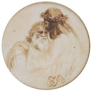 Jan MATEJKO (1838-1893), Chrystus i św. Piotr, ok. 1860