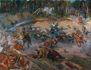 Jerzy KOSSAK (1886-1955), Bitwa pod Kutnem, 1939