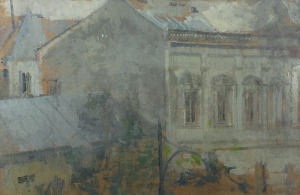 Olga BOZNAŃSKA (1865-1940), Widok z okna krakowskiej pracowni