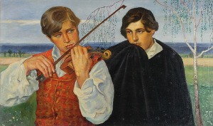 Konstanty KIETLICZ-RAYSKI (1866-1924), Muzykanci, 1914-1915