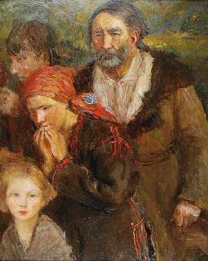 Teodor AXENTOWICZ (1859-1938), Na Gromniczną, ok. 1910