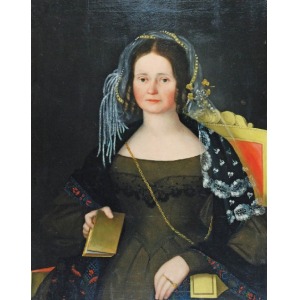 Malarz nieokreślony, 1 poł. XIX w., Portret kobiety