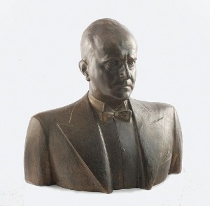 Karol HUKAN (1888-1958), Popiersie mężczyzny, lata 30. XX w.