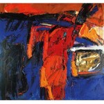 Jadwiga ŻOŁYNIAK (ur. 1949), Spacer o zachodzie słońca, 2015