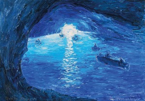 Agnieszka PRAXMAYER (ur. 1964), Capri - Grotta Azzurra