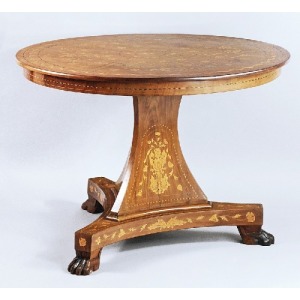 Stół w stylu neobaroku holenderskiego