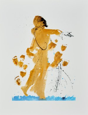 Salvador Dali (1904-1989), Chrystus chodzi po jeziorze
