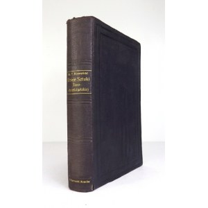 KRUSZYŃSKI Tadeusz - Dzieje sztuki starochrześcijańskiej. Kraków [1914]. Księg. J. Czerneckiego. 4, s. [4], 461, [3]...