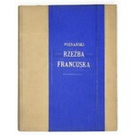 POZNAŃSKI Czesław - Rzeźba francuska XIX i XX wieku. Lwów 1909. Księg. H. Altenberga. 4, s. [6], 181, [2], tabl. 37...