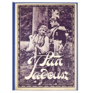 [FILM]. Program kinowy do filmu Pan Tadeusz z 1928