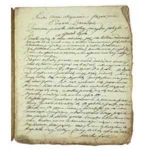 [MEDYCYNA - rękopis]. Nauka chowu, utrzymania i przewożenia Piiawek Lekarskich, Lwów 1836