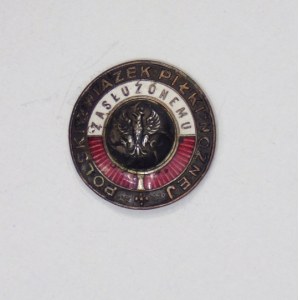 [SPORT, odznaka 1]. Odznaka Polski Związek Piłki Nożnej zasłużonemu. I. [193-]