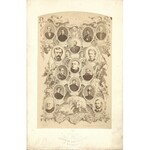 [POWSTANIE styczniowe - tableaux Ofiary z r. 1863. 18[64], Ofiary z r. 1863, Polegli - tablica 1-4]. [1868...