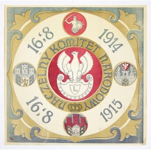 NACZELNY Komitet Narodowy. 16:8 1914 1915. [Kraków 1915]