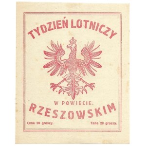 TYDZIEŃ Lotniczy w powiecie rzeszowskim. B. m. [192-?, 193-?]. B. w