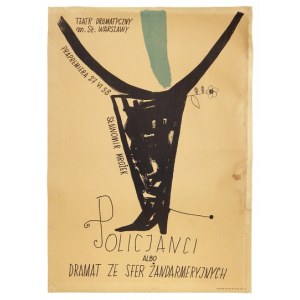 POLICJANCI albo dramat ze sfer żandarmeryjnych. 1958