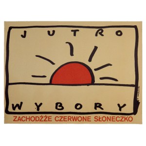 JUTRO wybory. Zachodźże czerwone słoneczko. 1990