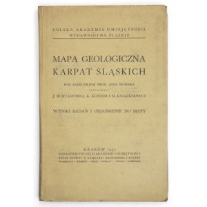 [KARPATY]. Mapa geologiczna Karpat Śląskich. Pod kier. prof. Jana Nowaka opracowali J. Burtanówna, K. Konior i M...