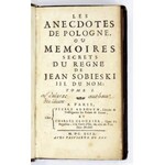 [DALLERAC Franciszek] - Les Anecdotes De Pologne, ou Memoires Secrets Du Regne de Jean Sobieski III Du Nom. T. 1-2...