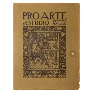 PRO ARTE et Studio. Pismo młodzieży akademickiej. Warszawa. Wyd. E. Boyé, R. 1, zesz. 1: III 1916. s. 42