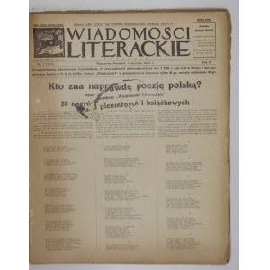 WIADOMOŚCI Literackie. Warszawa. Red. M. Grydzewski, R. 3: 1926